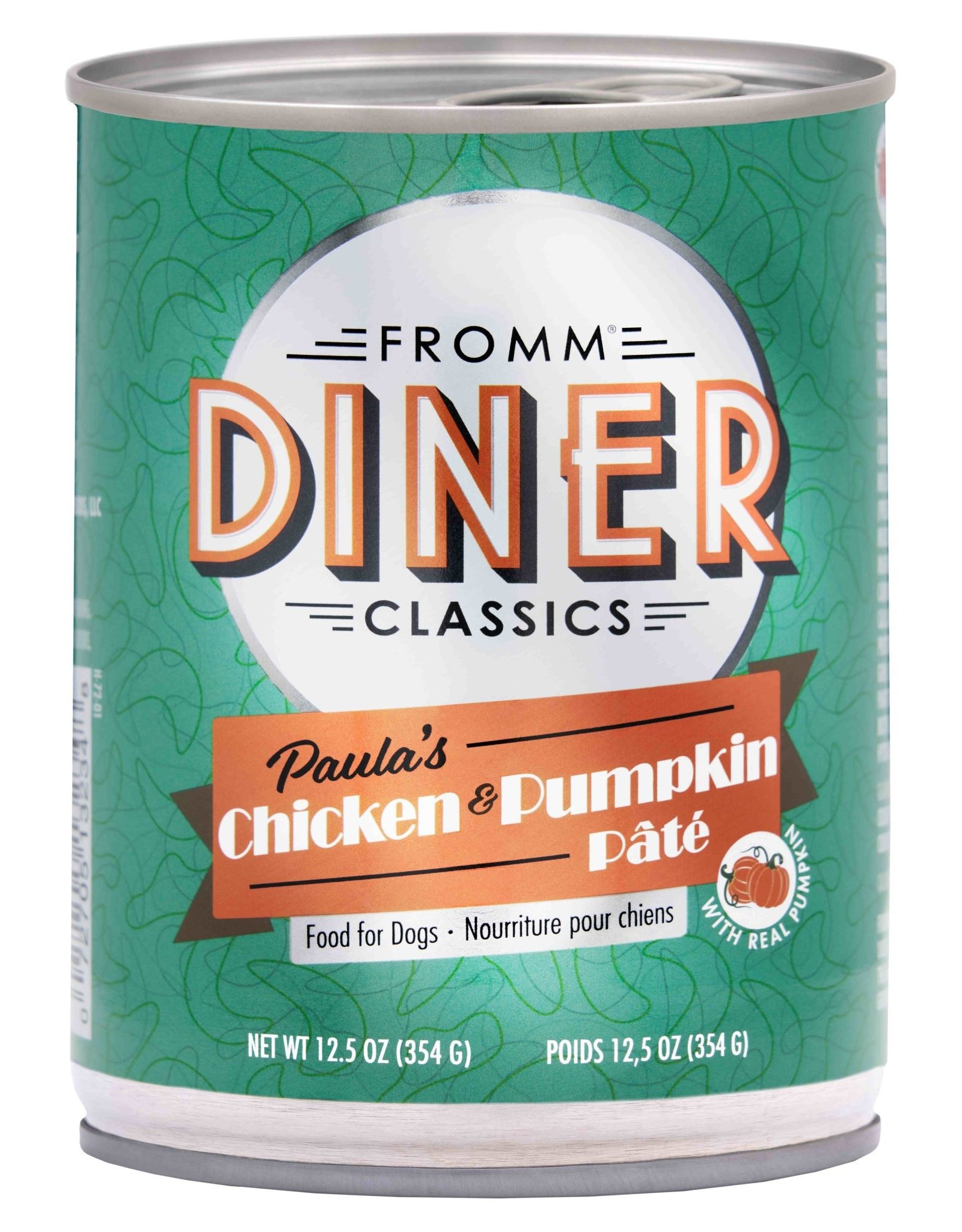Fromm Fromm Diner Classics Paula's Chicken & Pumpkin Pate: Can, 12.5 oz