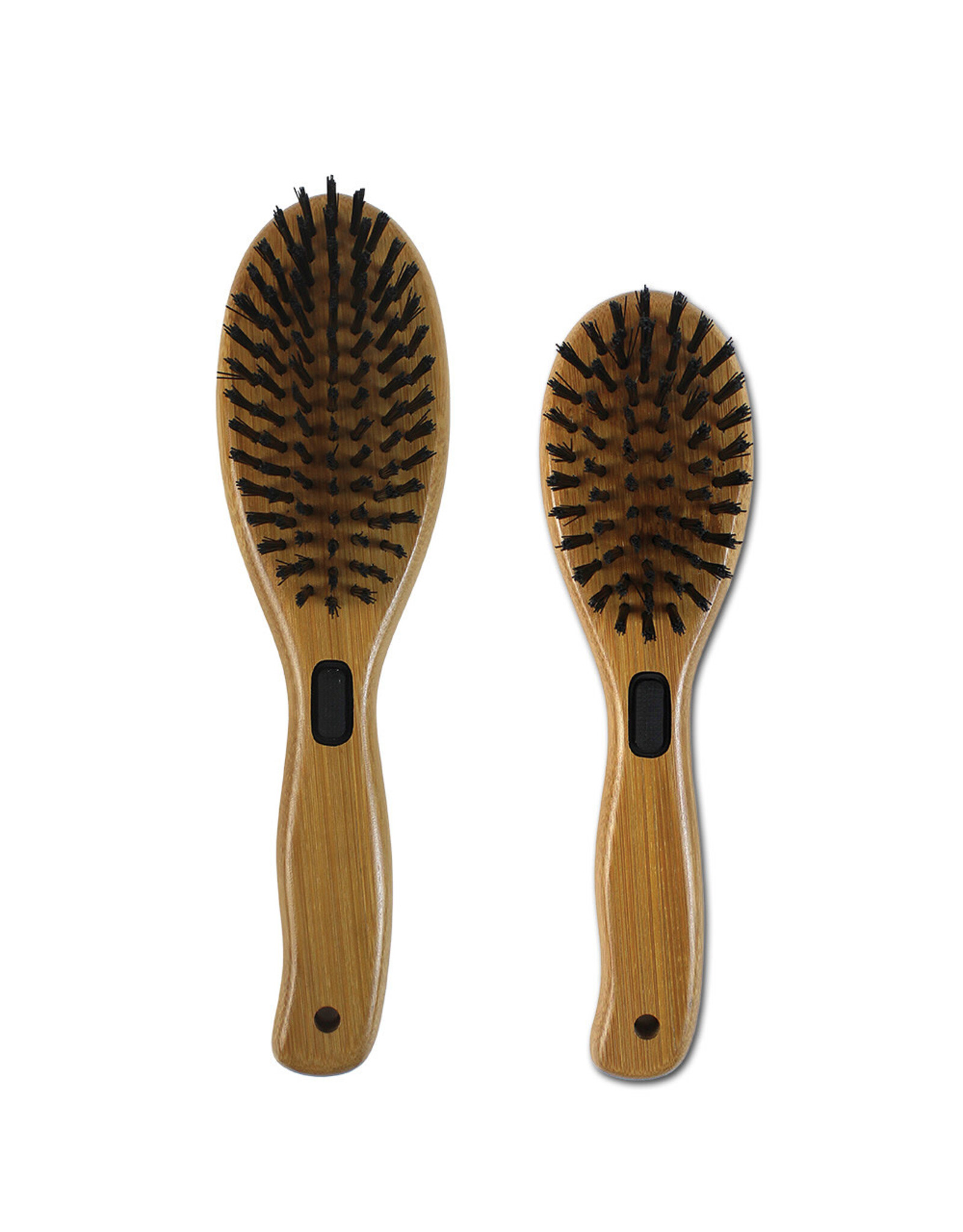 Bamboo Groom Bamboo Brush w/ Bristles & Stainless Steel Pins: S/M