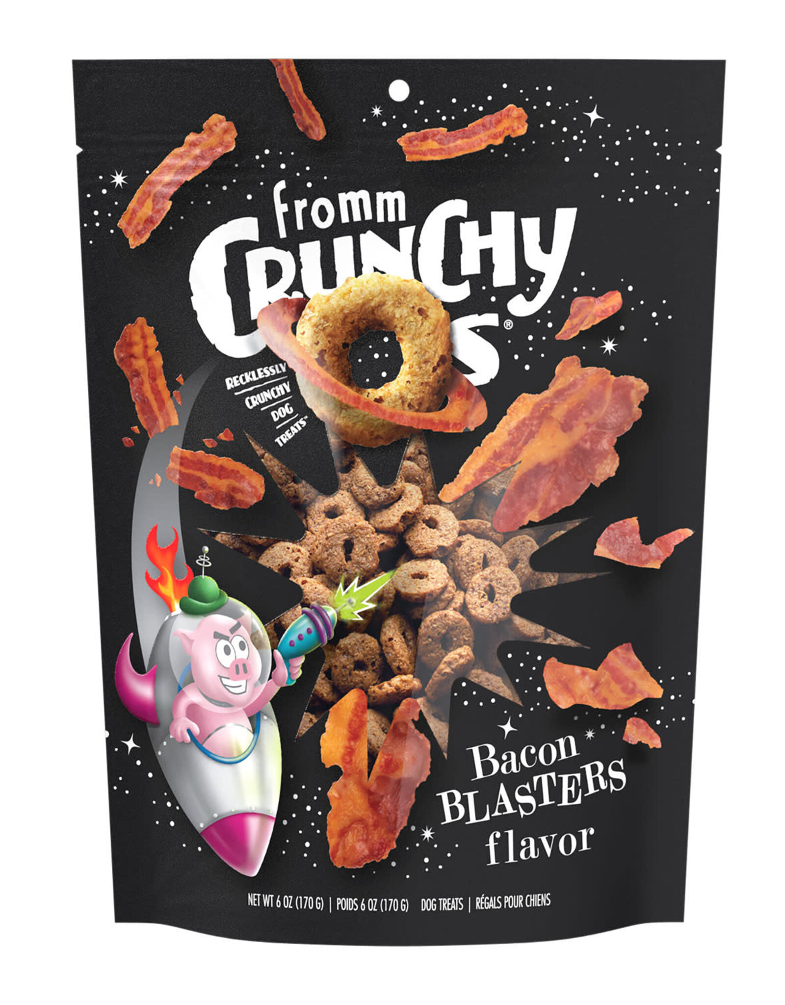 Fromm Fromm Crunchy O's: Bacon Blasters, 6 oz