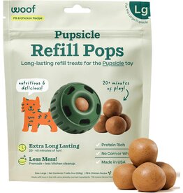 Woof Woof Pupsicle Pops: Chicken & PB, L