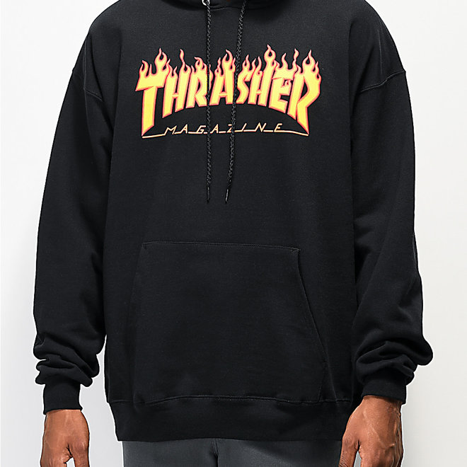 FLAME LOGO  HOODY