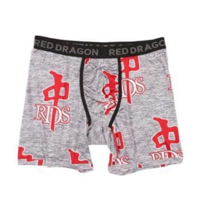 ALL OG BOXER GREY RED