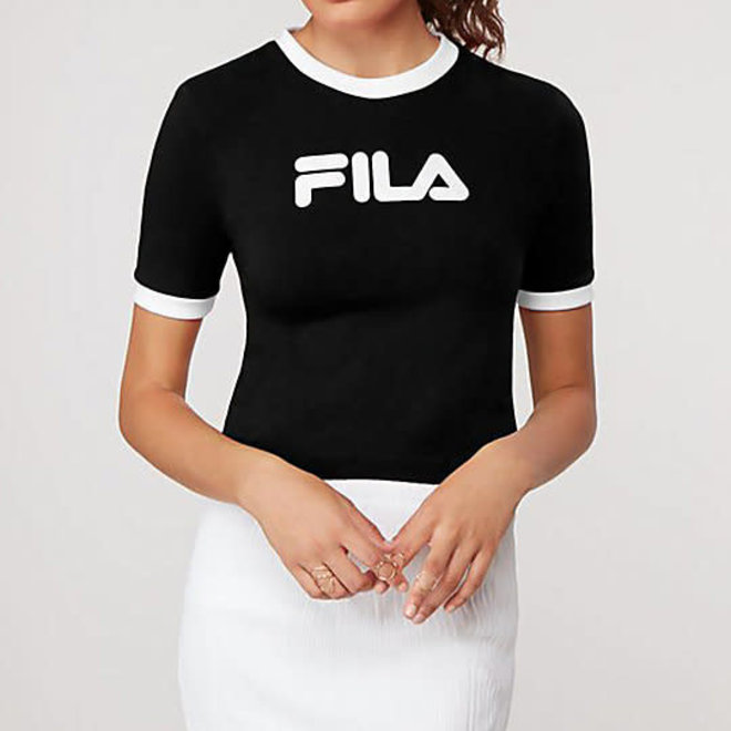Fila tionne cropped best sale tee