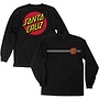 SANTA CRUZ CLASSIC DOT LS TEE BLACK/RED