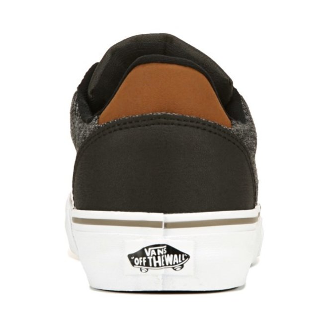 Vans Atwood Deluxe Shoes in Black and Dachshund - Laces