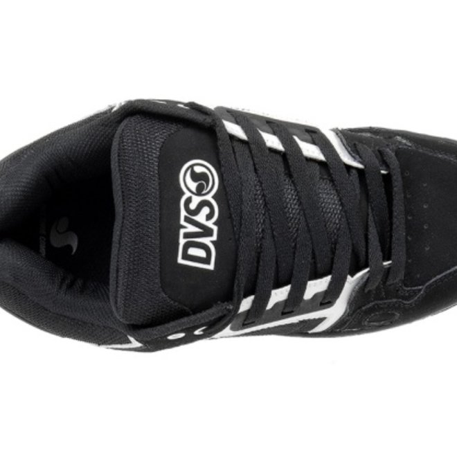 DVS COMANCHE BLACK WHITE LEATHER