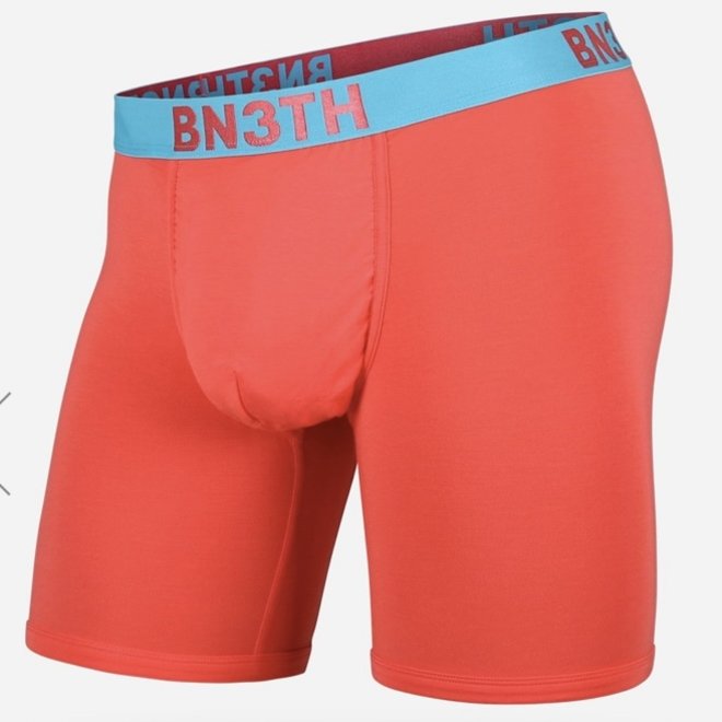 BN3TH CLASSIC BOXER BRIEF SOLID CORAL/SPRAY - Laces