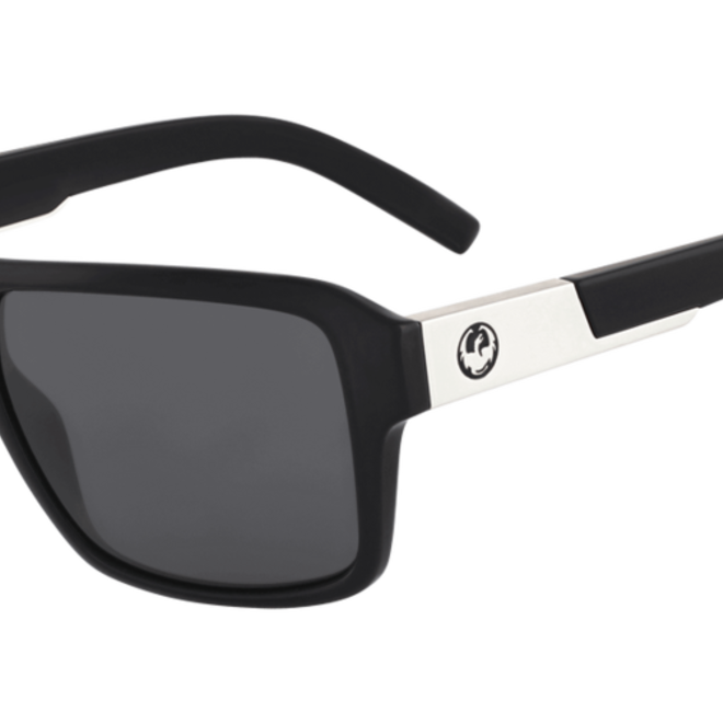THE JAM JET BLACK LL SMOKE SUNGLASSES
