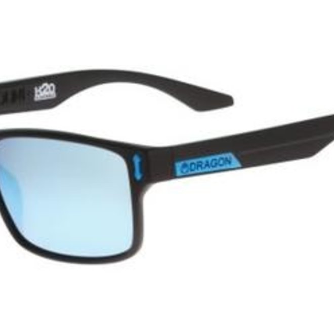 COUNT MATTE BLACK H2O LL SKY BLUE ION SUNGLASSES