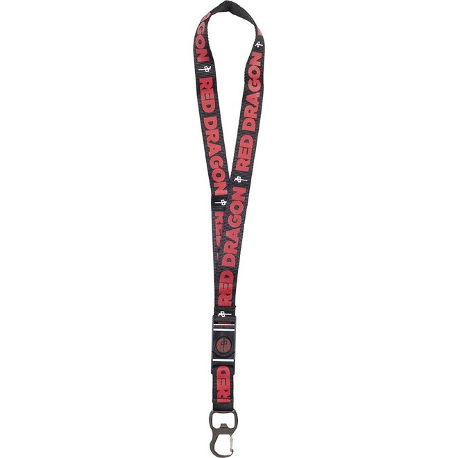 LANYARD BLACK/RED/WHITE