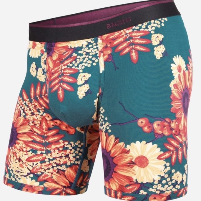 CLASSIC BOXER BRIEF PRINT WILDFLOWERS INK