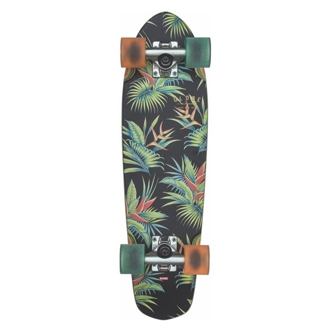 HELLACONIA BLAZER SKATEBOARD BLACK/GREEN FOLIAGE