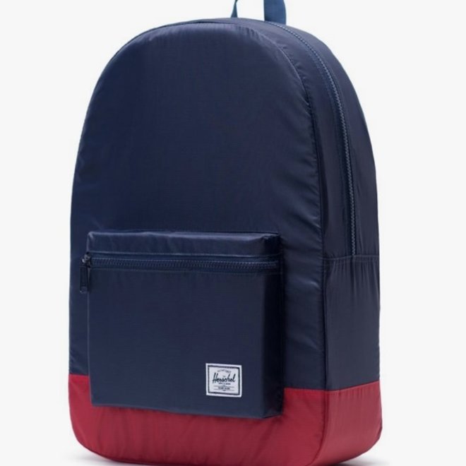 PACKABLE DAYPACK BACKPACK  NVY RED