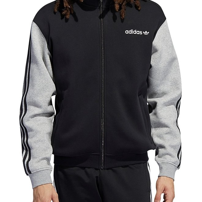 FB FLEECE TT ZIP HOODY BLACK