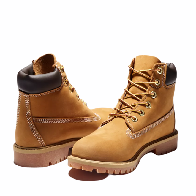 YOUTH PREMIUM 6 IN WATERPROOF BOOT WHEAT NUBUCK