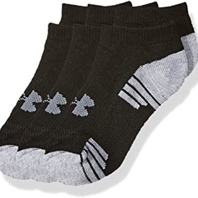 YOUTH HEATGEAR TECH SOCK 3PK BLACK