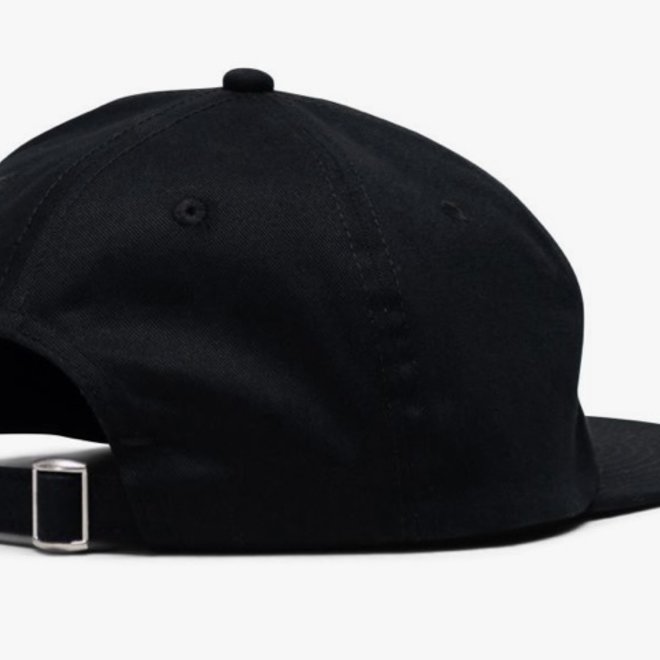 SCOUT CAP FELT PATCH STRAPBACK HAT BLACK/WHITE