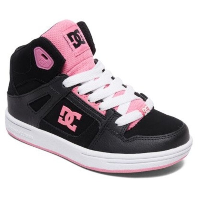 GIRLS PURE HIGH TOP BLACK PINK BBP