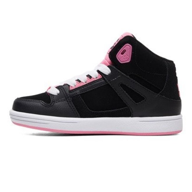 GIRLS PURE HIGH TOP BLACK PINK BBP