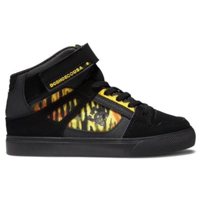 KIDS PURE HIGH TOP EV BLACK YELLOW RED XKYR