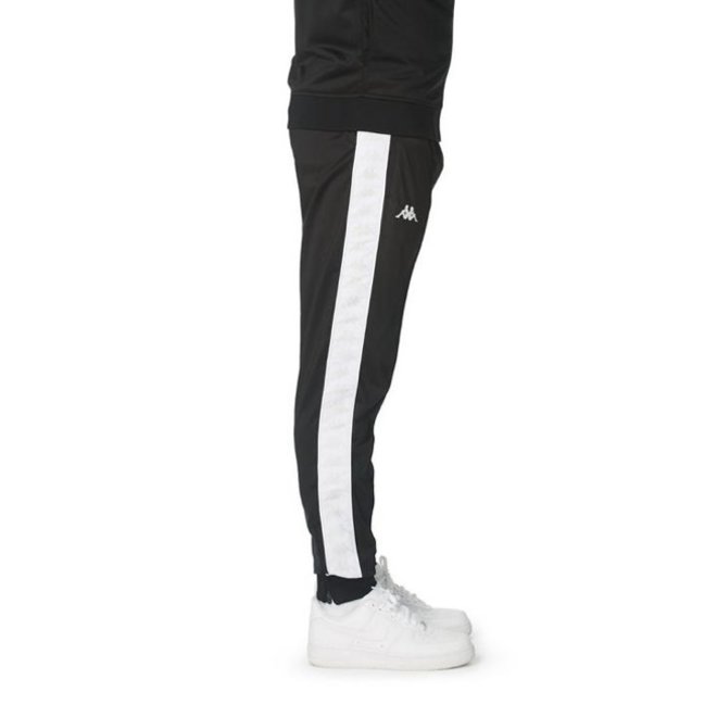 Kappa Banda Astoria Slim Sweatpants in Black - Laces