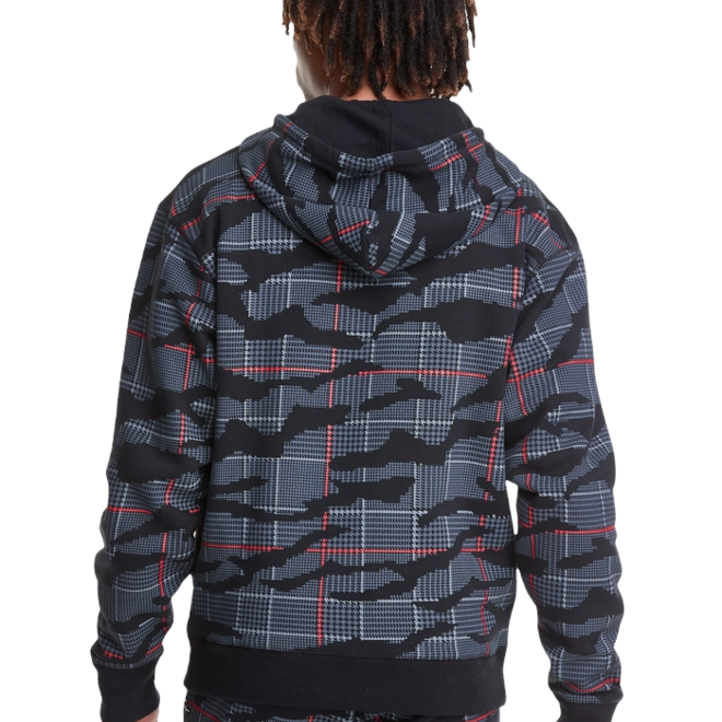 CLASSIC FLEECE P/O HOODY CAMO GLENN BLACK