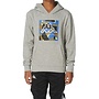 YOUTH BOY LOGO CLOT PO HOODY GREY MD MEL