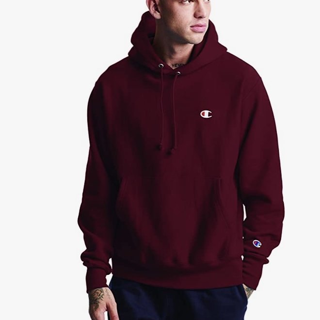 RW SMALL C PO HOODY MAROON