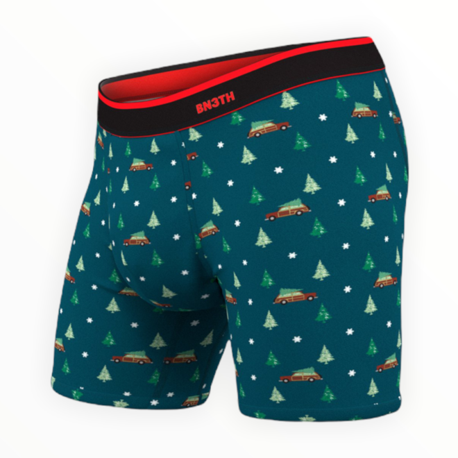 CLASSIC BOXER BRIEF PRINT HOME FOE THE HOLIDAYS CASCADE