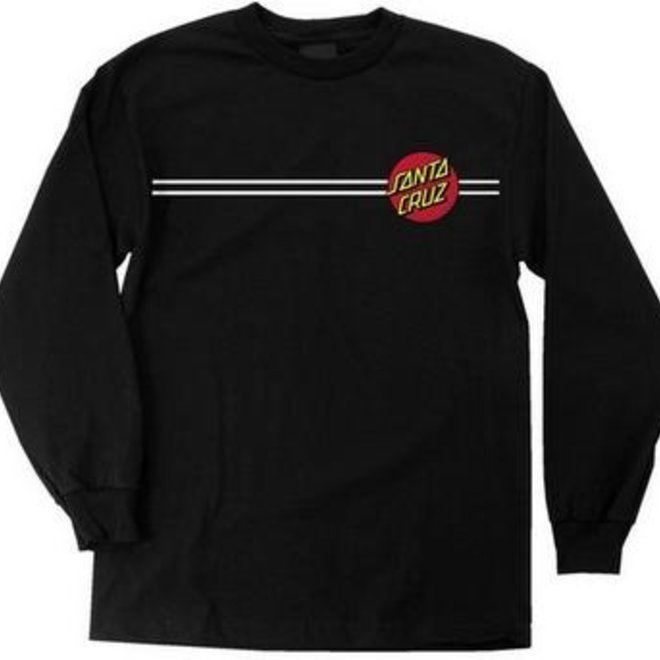 YOUTH  CLASSIC DOT LS TEE BLACK/RED