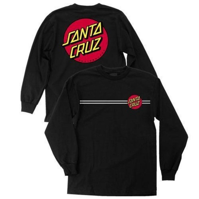 YOUTH  CLASSIC DOT LS TEE BLACK/RED