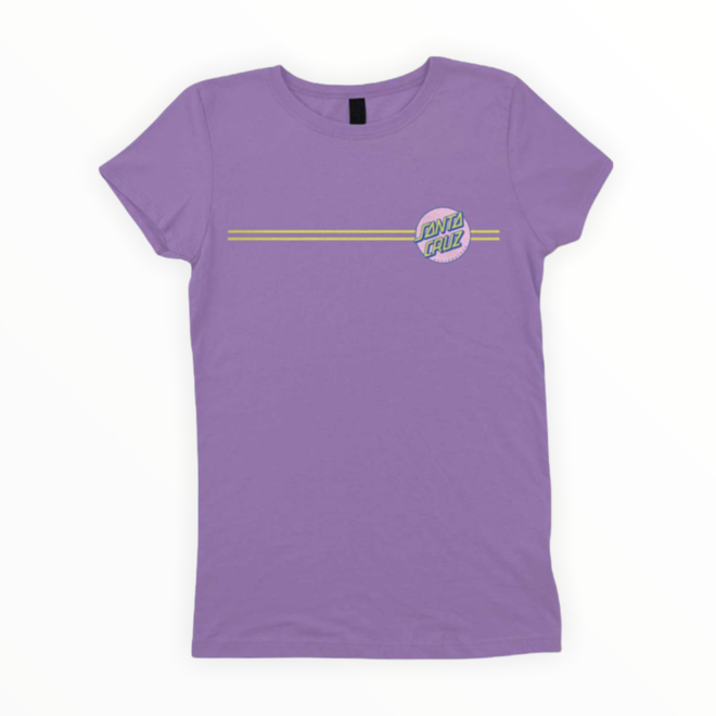 GIRLS OTHER DOT SS TEE LAVENDER