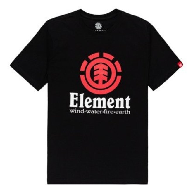 YOUTH VERTICAL SS TEE BLACK