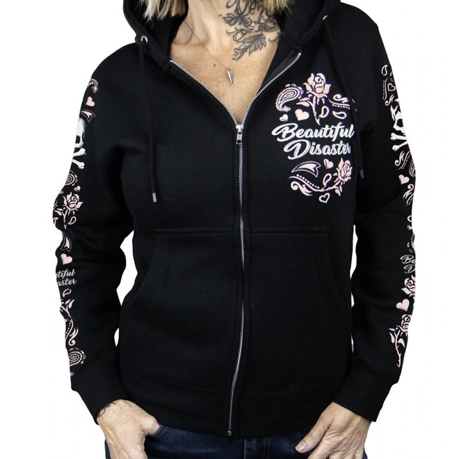 PAISLEY ZU HOODY BLACK