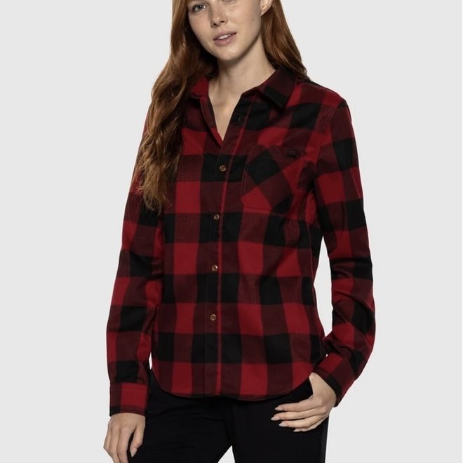 CAMPFIRE BU FLANNEL RED PLAID