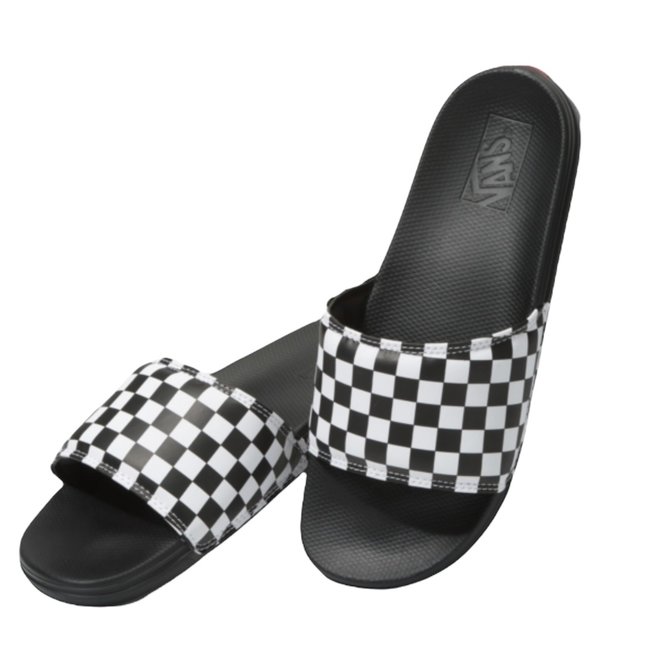 RANGE SLIDE-ON CHECKERBOARD BLACK/WHITE