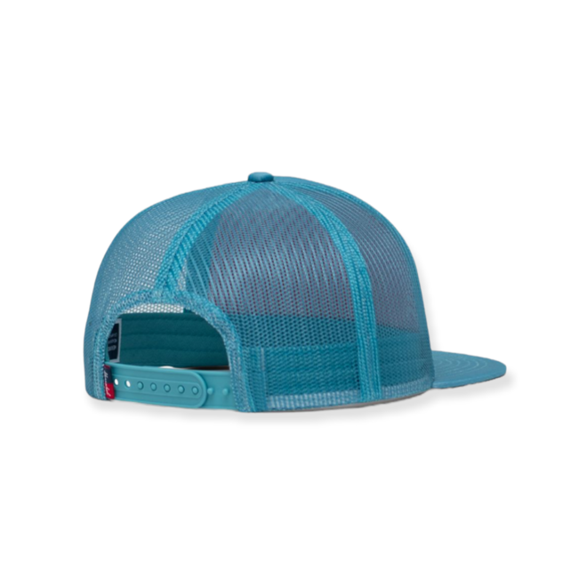 WHALER MESH TRUCKER SNAPBACK HAT NEON BLUE CL