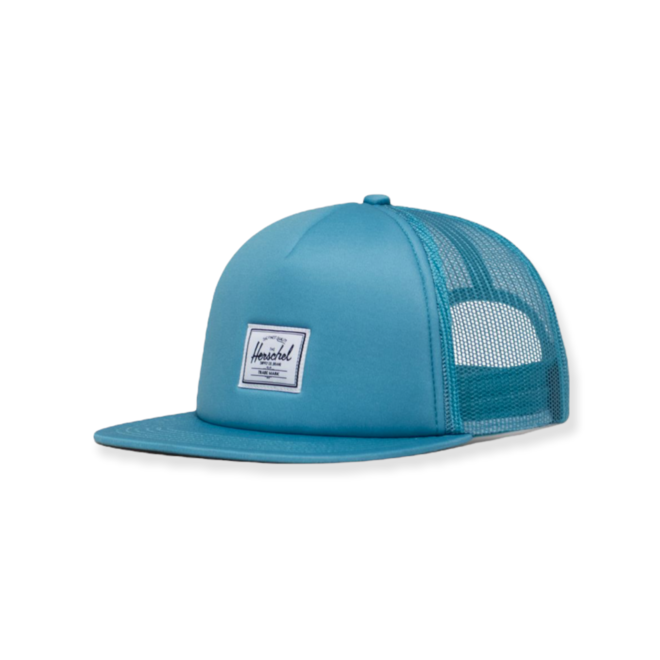 WHALER MESH TRUCKER SNAPBACK HAT NEON BLUE CL