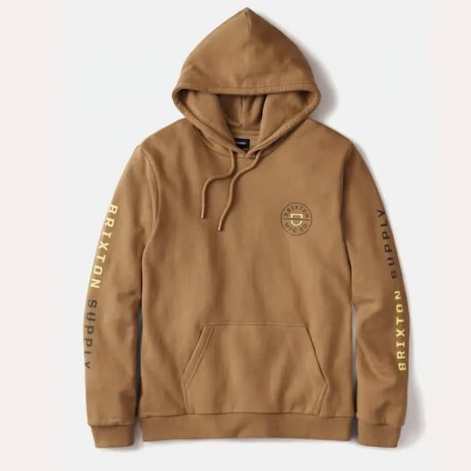 CREST PO HOODY MOJAVE/DEEPBROWN/LIMELIGHT