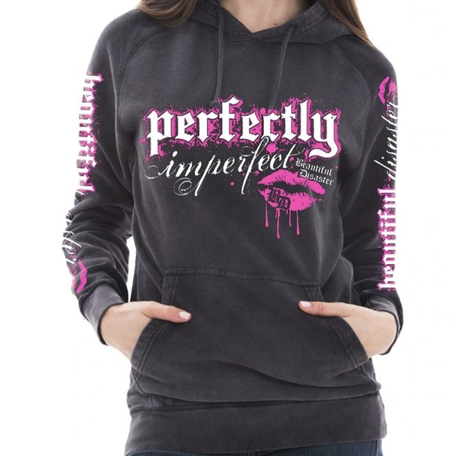 PERFECTLY IMPERFECT PO HOODY MINERAL WASH