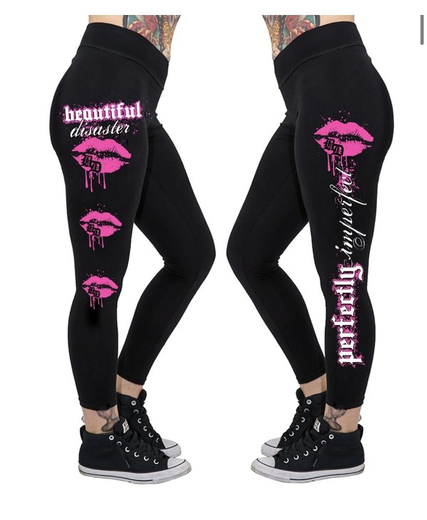 PERFECTLY IMPERFECT LEGGINGS BLACK