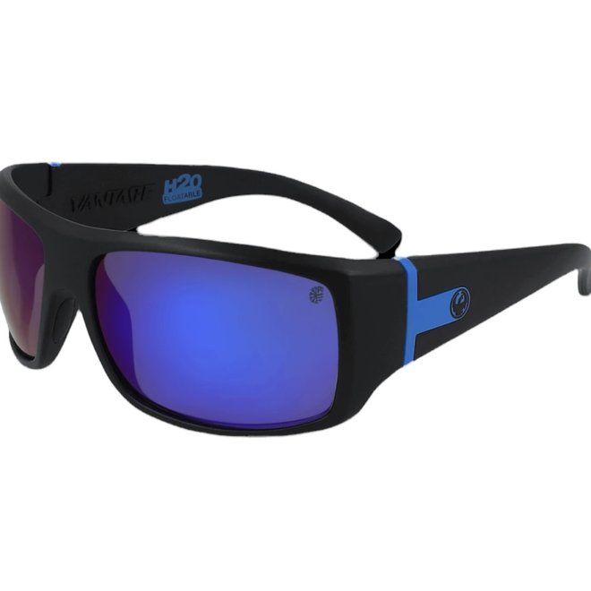 SUNGLASSES VANTAGE LL H2O POLAR MATTE BLACK/BLUE ION