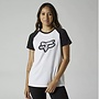 FOX KARRERA SS RAGLAN TEE WHT