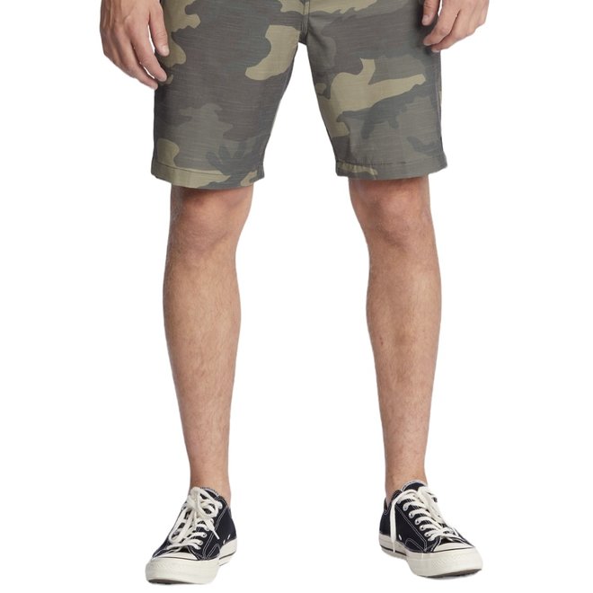 BILLABONG CROSSFIRE SLUB CAMO SHORT GCA