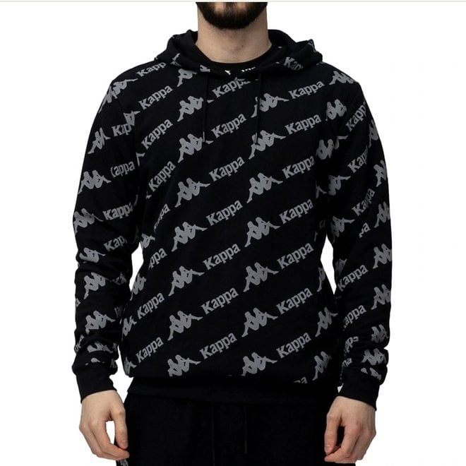 KAPPA AUTHENTIC FANCY PO HOODY BLACK