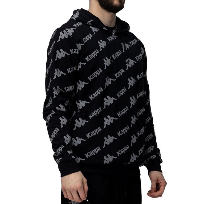 KAPPA AUTHENTIC FANCY PO HOODY BLACK