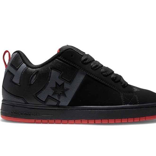 DC COURT GRAFFIK SQ BLACK/GREY/RED(BYR)