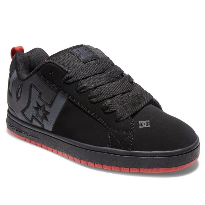 DC COURT GRAFFIK SQ BLACK/GREY/RED(BYR)