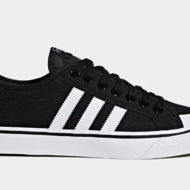 ADIDAS NIZZA BLACK WHITE WHITE