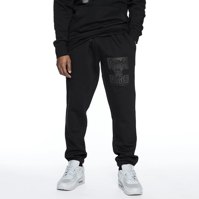 CROOKS MAD KELPTO SWEATPANTS BLACK BLACK